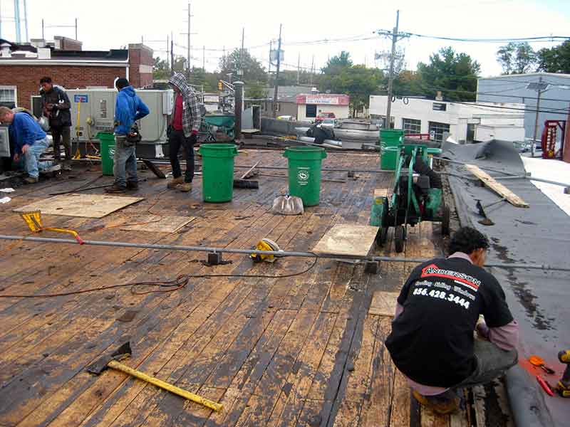 Municipal building roof replacement