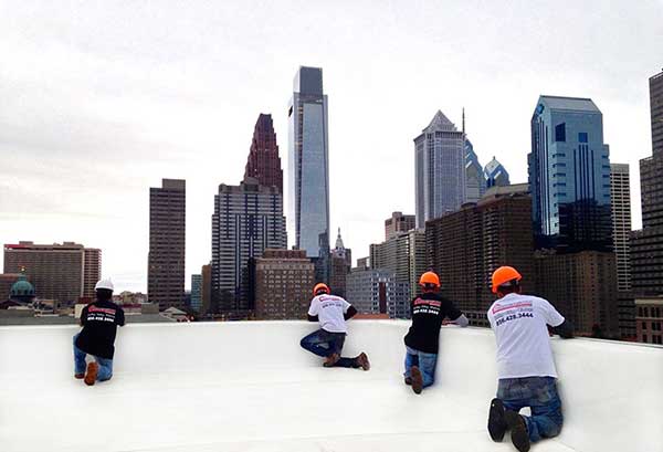 Roof replacement in Philly condo project