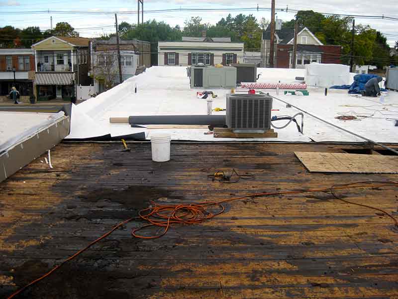 NJ commercial roof replacement